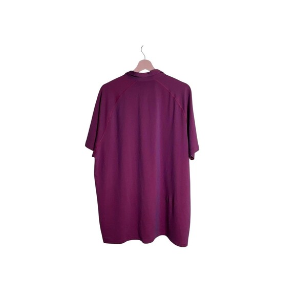 Rhone Polo Shirt Mens 2XL Purple Performance Stretch Golf Athletic 101346 - Picture 5 of 10